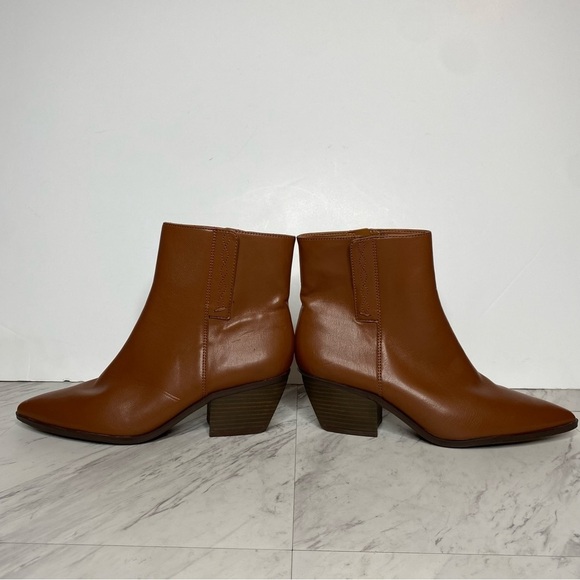 Franco Sarto Smalls Brown Faux Leather Bootie 11M - Picture 7 of 14